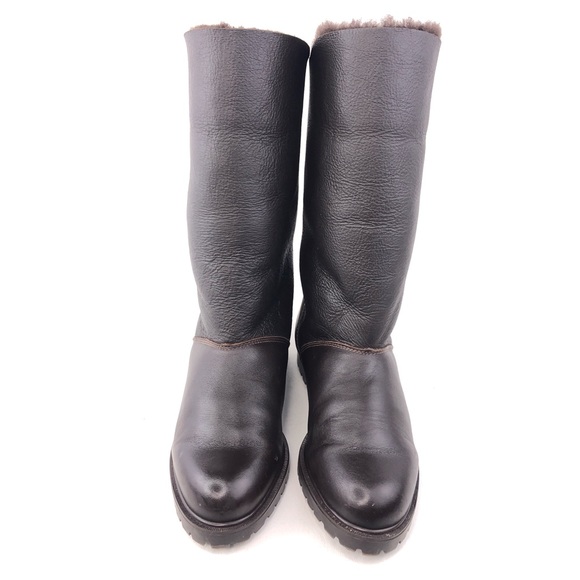 La Canadienne Brown Leather Winter Boots 8.5M - Picture 5 of 13